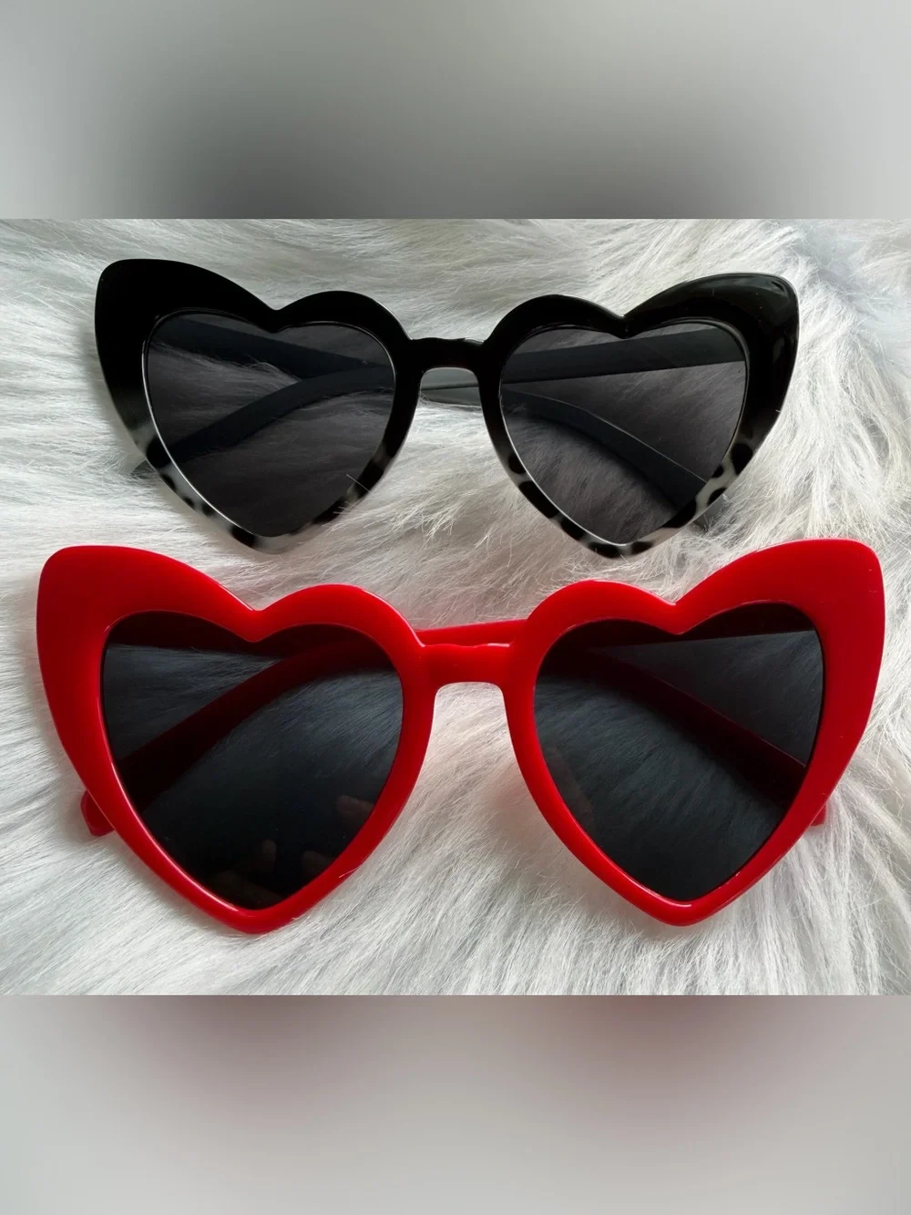 Pair of Heart-Shaped Sunglasses
